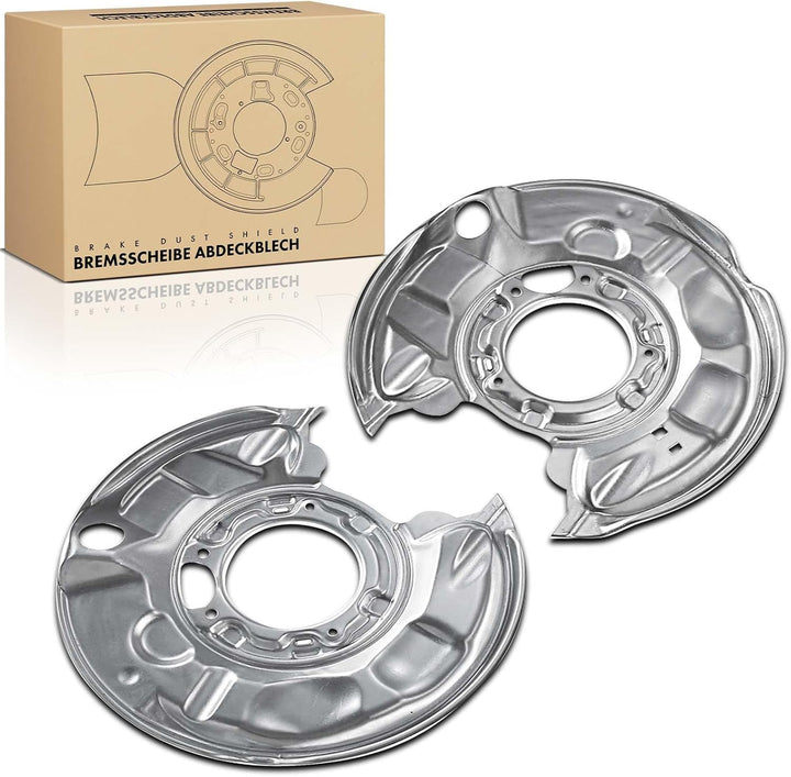 Frankberg 2x Ankerblech Bremsscheibe Hinten Kompatibel mit C-Klasse W203 S203 CLC-Klasse CL203 CLK C