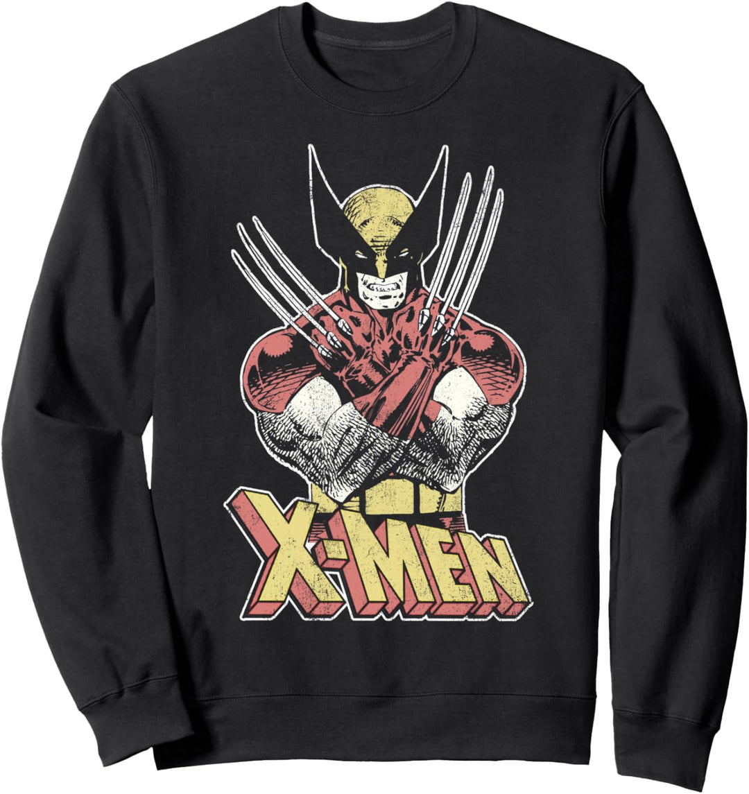 Marvel X-Men Wolverine Classic Comic Vintage Sweatshirt