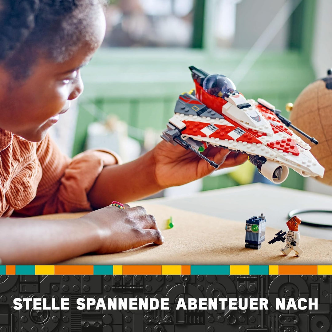 LEGO Star Wars Jedi Bobs Sternjäger, Bauspielzeug, Spielzeug-Sternenschiff Steinen, beliebter Charak