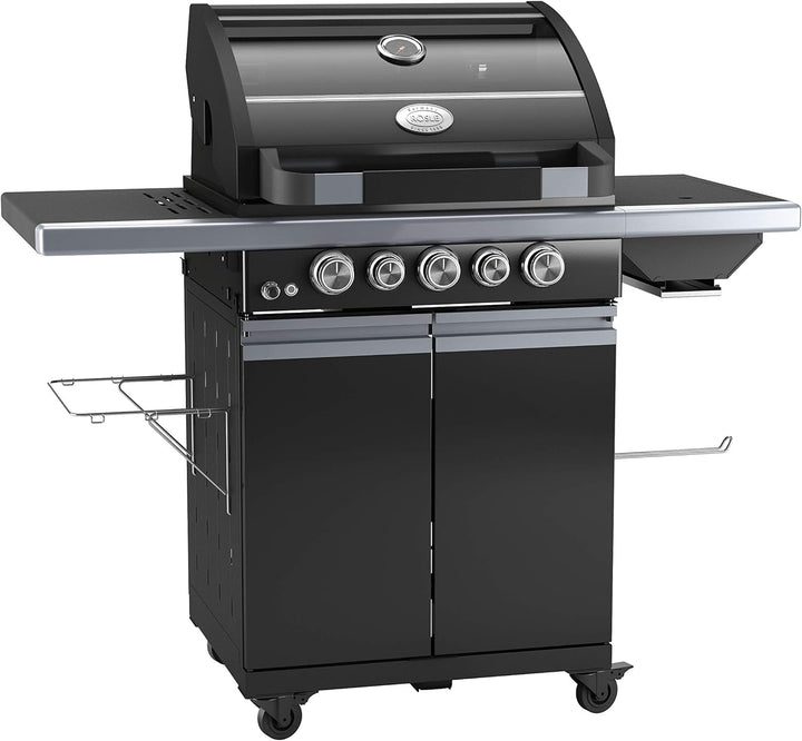 RÖSLE Grillplatte MAGNUM G3, Hochwertige Grillplatte aus emailliertem Gusseisen für Fleisch und klei