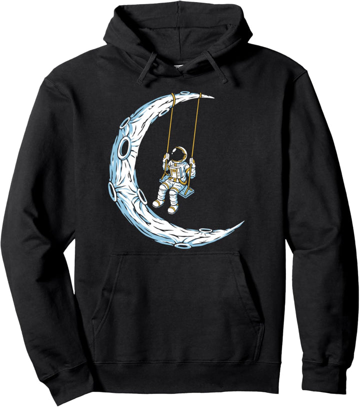 Mond Schaukel Pullover Hoodie