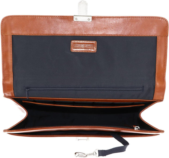Leonhard Heyden Cambridge Aktentasche Leder 38 cm Laptopfach