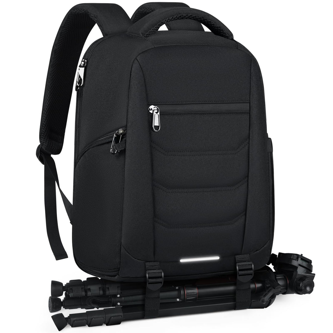 RAINSMORE Kamerarucksack Gross – Kameratasche Spiegelreflex für Fotografen, kamerarucksack mit 15,6