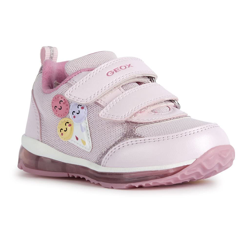 Geox Baby-Mädchen B Todo Girl Sneaker 20 EU Pink, 20 EU Pink
