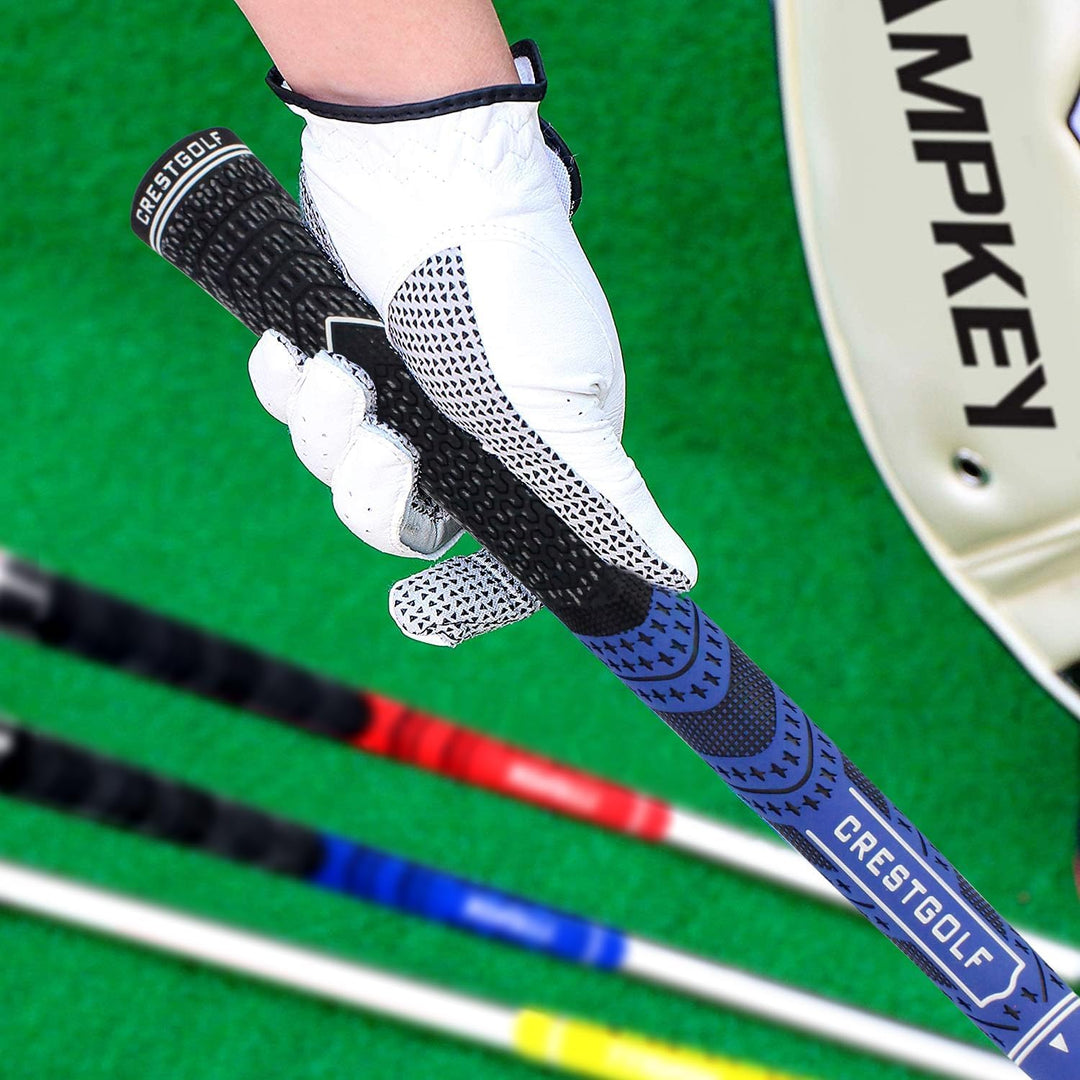 CRESTGOLF Golfgriffe Aktualisierte Multi-Compound-Golfgriffe für Golfschläger, Golf Grips Set mit 13