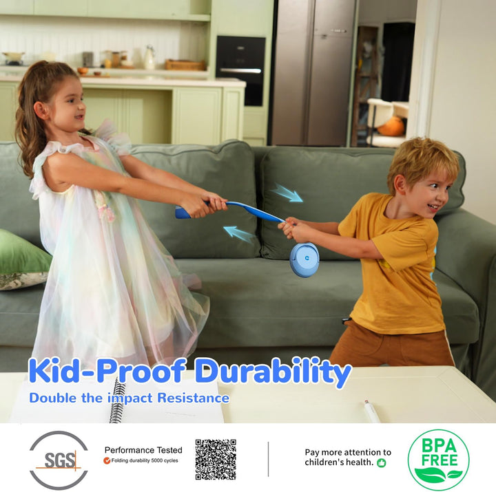iClever Noise Cancelling Kopfhörer Kinder Bluetooth, 60H Spielzeit, 80dBA Sichere Lautstärke, Bequem