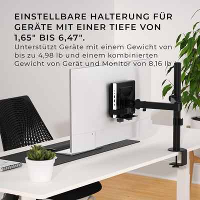 HumanCentric Thin Client-Montagehalterung, befestigen Sie einen Mini-PC oder Computer an einem VESA-