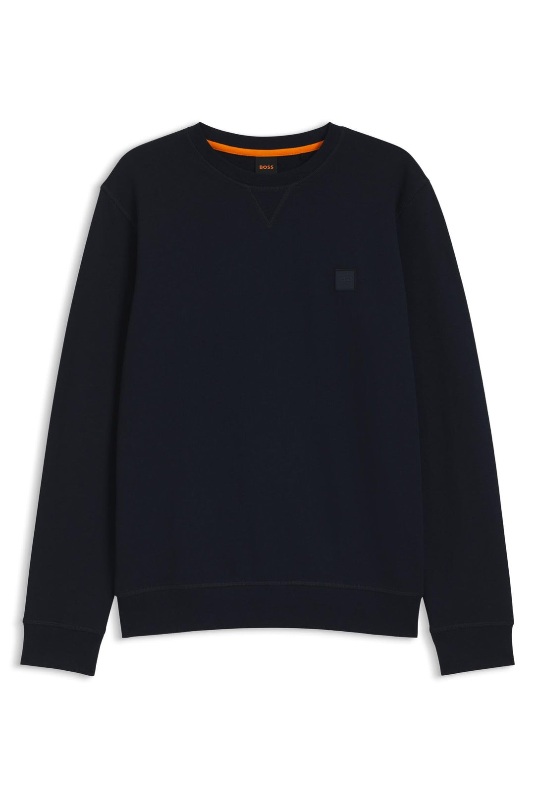 BOSS Herren Westart Regular-Fit Sweatshirt aus Baumwoll-Terry mit Logo-Aufnäher XS Dark Blue404, XS