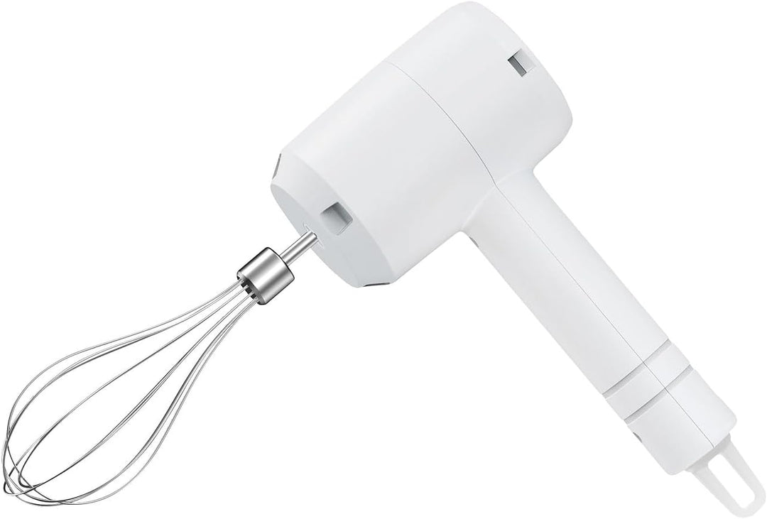 Rosenstein & Söhne Akku Mixer: 3in1-Akku-Handmixer, Zerkleinerer und Schneebesen, USB, 20 Watt (Hand