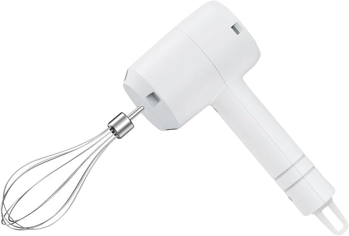 Rosenstein & Söhne Akku Mixer: 3in1-Akku-Handmixer, Zerkleinerer und Schneebesen, USB, 20 Watt (Hand