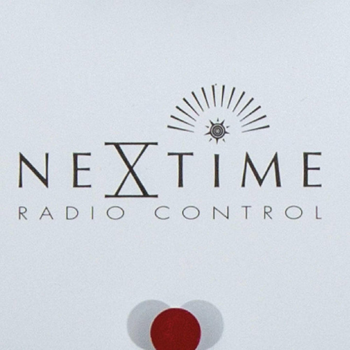 NeXtime Funkuhr Wanduhr Bahnhofsuhr "STATION - RCC", sehr leise, rund, ø 35 cm