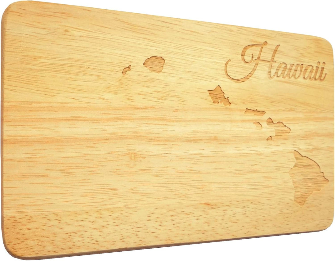 Frühstücksbrettchen Hawaii Brotbrettchen Gravur Pazifik Südsee Holz