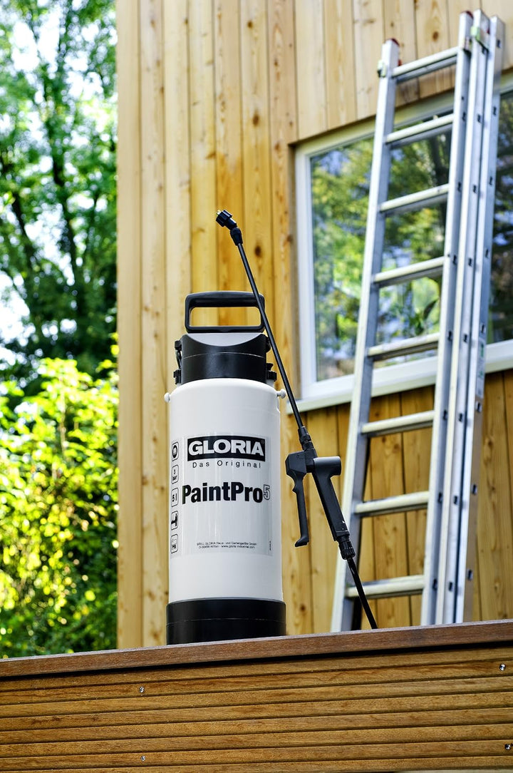 GLORIA Spezial-Drucksprüher PaintPro 5 | 5 L Profi-Farbsprüher/Ölsprüher | auch für Lasuren, Lacke |