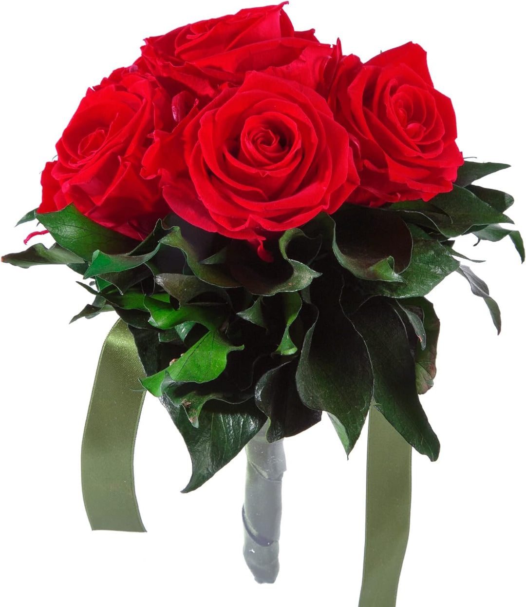 ROSEMARIE SCHULZ Heidelberg Rosenstrauss präpariert 6 Infinity Rosen rot