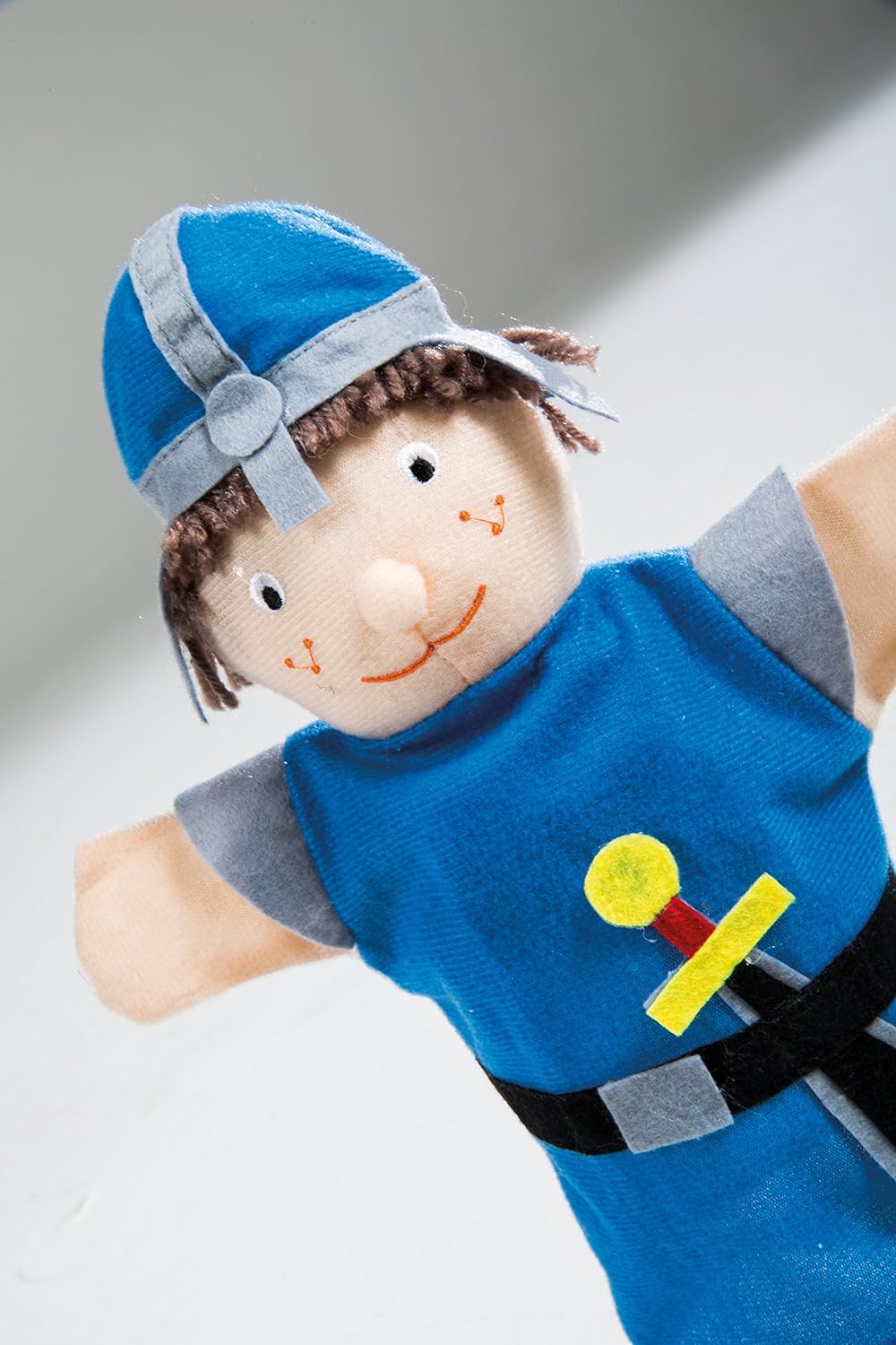 roba Handpuppenset aus Plüsch & Filz, Kasperlefiguren 4-tlg., Hand-/Kasperpuppen für Kasperletheater
