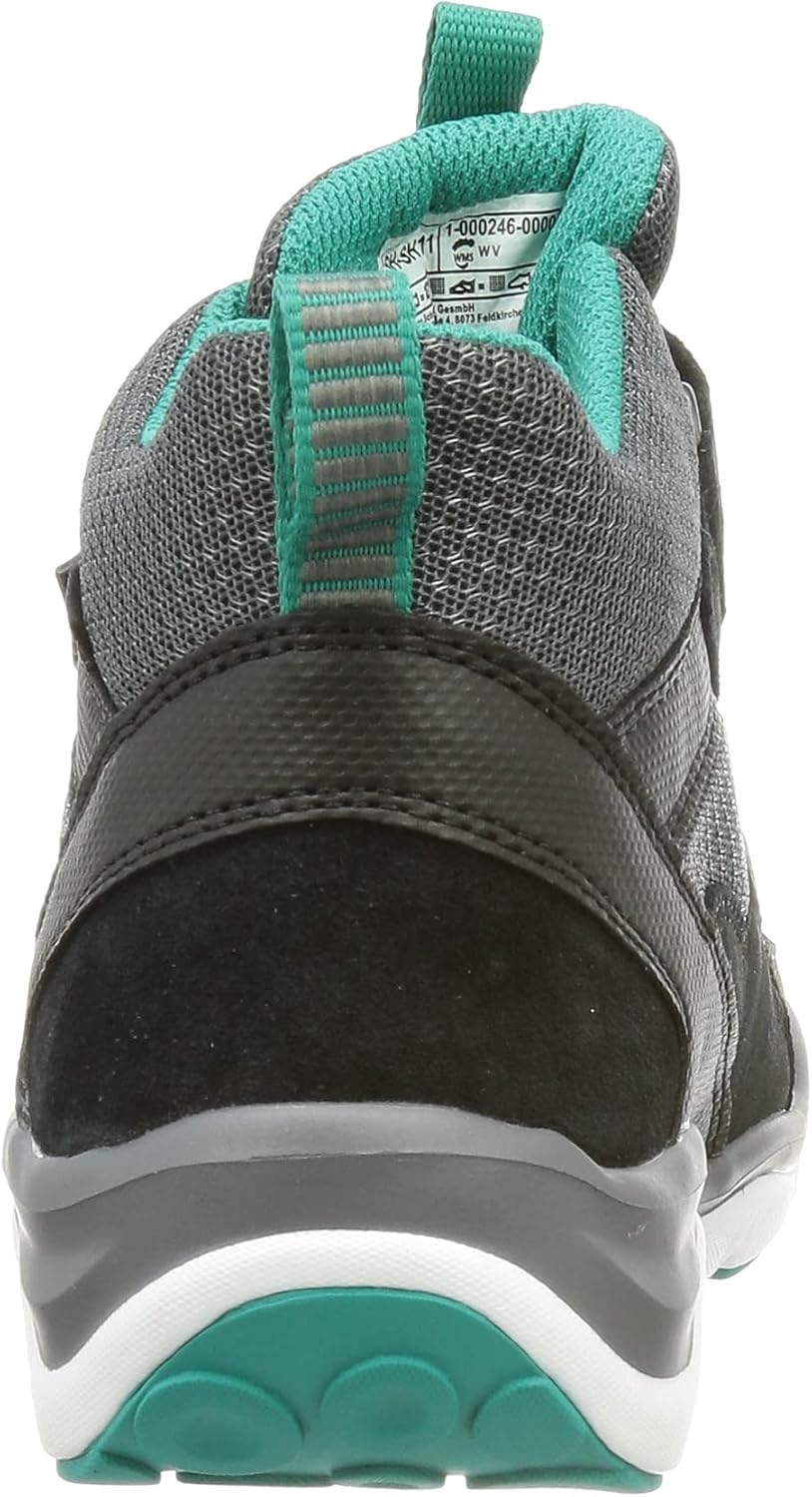 Superfit Jungen Sport5 Gore-tex Sneaker 25 EU Weit Schwarz Grün 0000, 25 EU Weit Schwarz Gr&#xFC;n 0