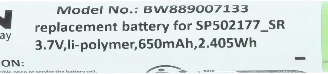 vhbw 2X Akku kompatibel mit Ledlenser P4R Core Taschenlampe Kopflampe (650 mAh, 3,7 V, Li-Polymer)