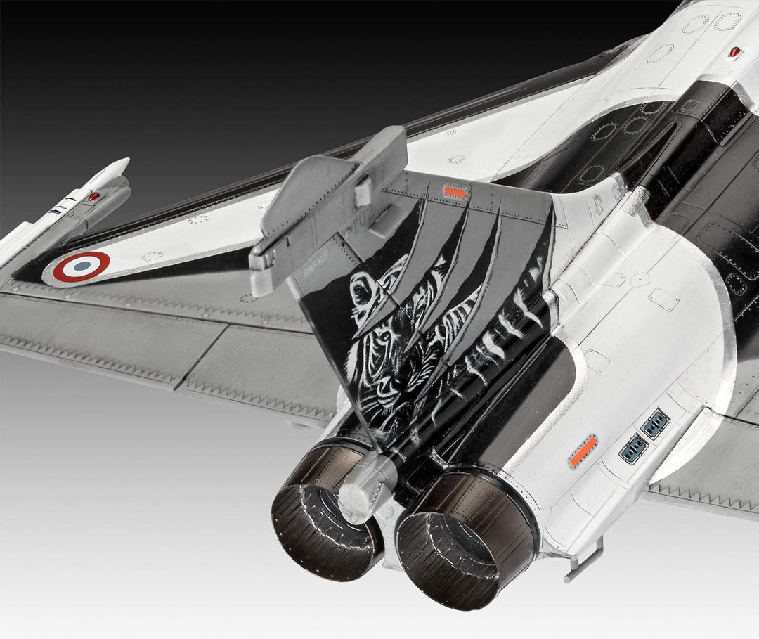 Revell RV03901 Modellbausatz Dassault Aviation Rafale C, Flugzeug im Massstab 1:48, Level 4, orginal