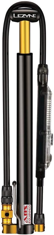Lezyne Kompakt-Standpumpe Micro Floor Drive DIGITAL HPG Schwarz, Schwarz