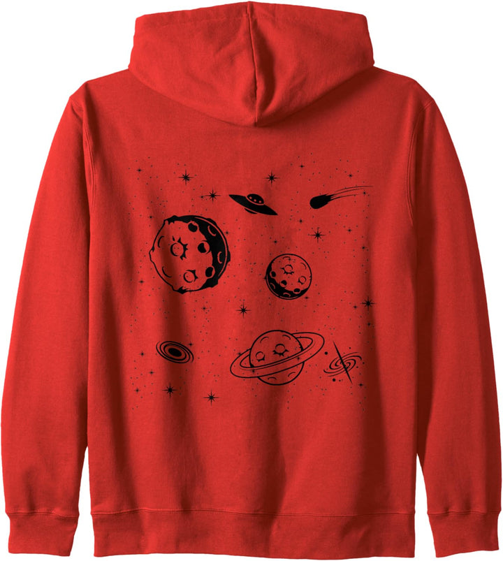 Weltall Astronomie Hobby Weltraum Vintage Nerds Kapuzenjacke