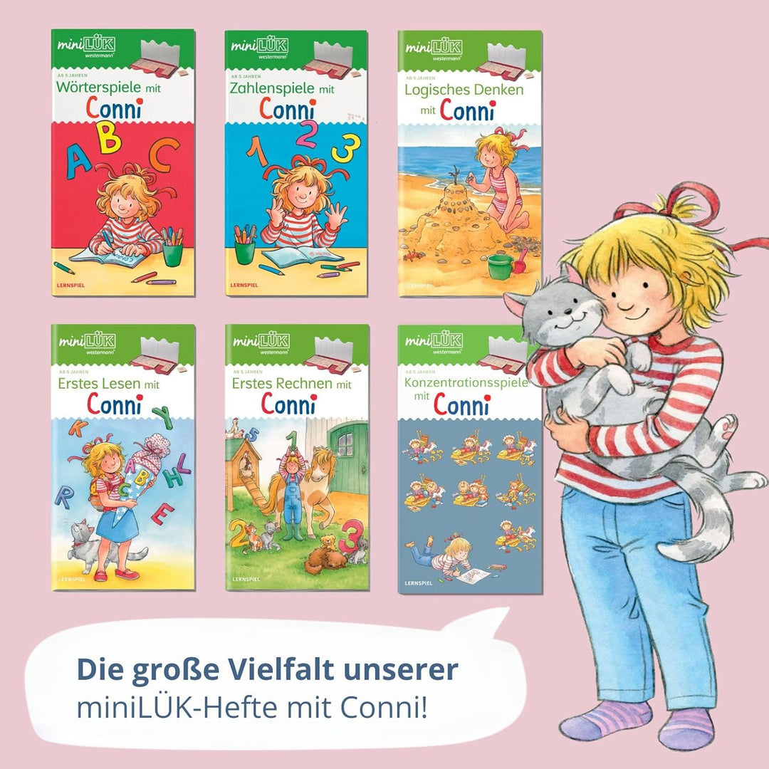 miniLÜK-Set: Vorschule/1. Klasse Erstes Lesen, erstes Rechnen mit Conni (miniLÜK-Sets: Kasten + Übun