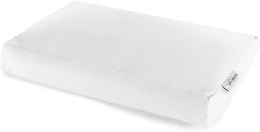 Theraline Pearlfusion orthopädisches Schlaf- &amp; Nackenstützkissen, Standardbreite 50 cm | Höhe 10 cm