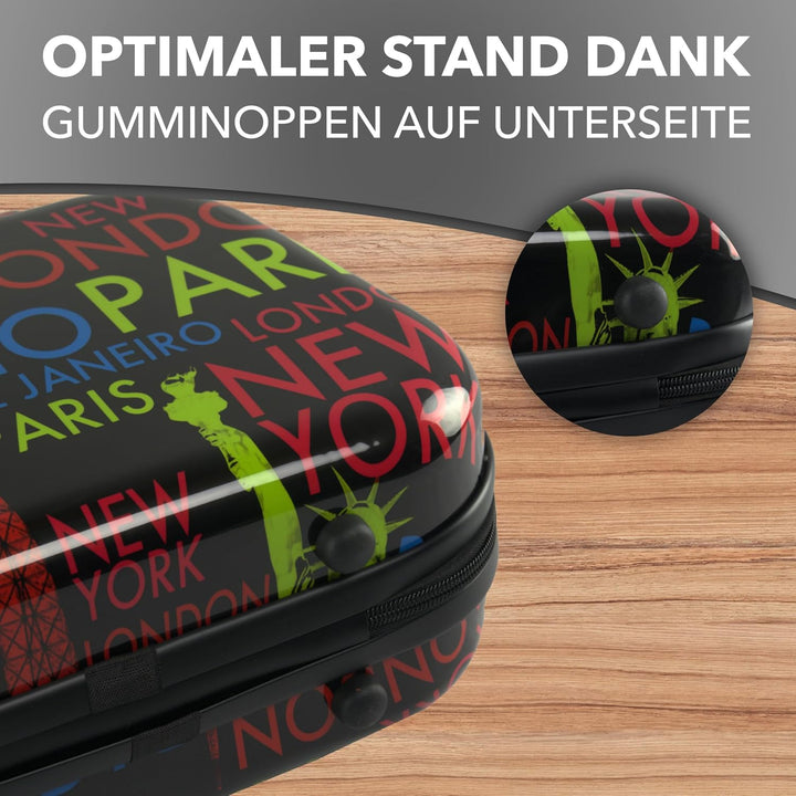 Xonic Kosmetikkoffer Damen – Beauty Case Hartschale für Reisen – Robustes Beautycase Damen mit Trage