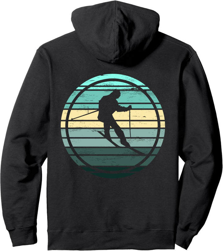 Skifahren Skifahrer Alpiner Wintersport Pullover Hoodie