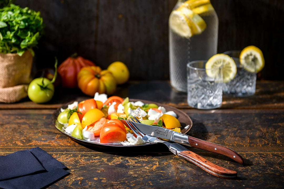 Laguiole Style de Vie Steakmesser Luxury Line, 6-teilig, Rosenholz