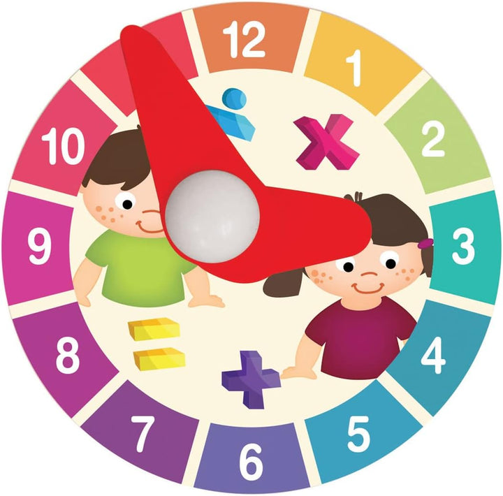 Lexibook EDU200 Uhrzeiger Bio Toys Mathematikschule, Aktivitätenbild zum Kennenlernen mit Zahlen und