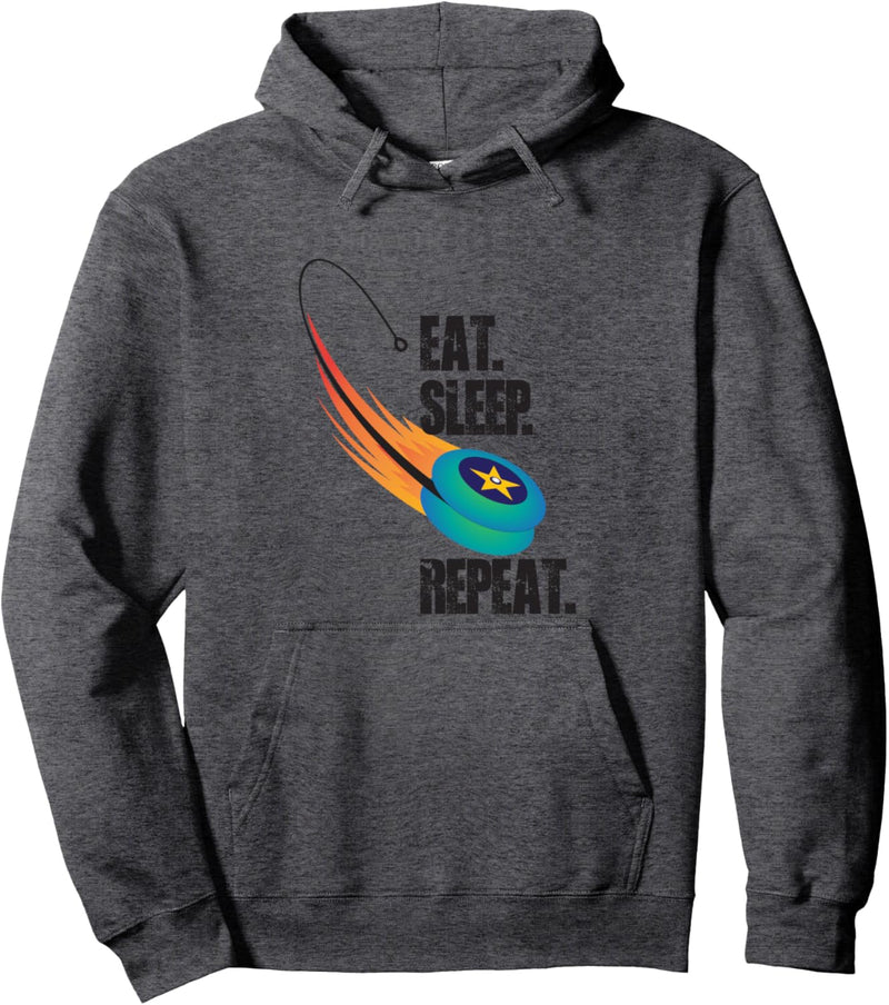 Eat Sleep Yo-Yo Repeat Lustiges Geschenk Jo-Jo Spieler-in Pullover Hoodie