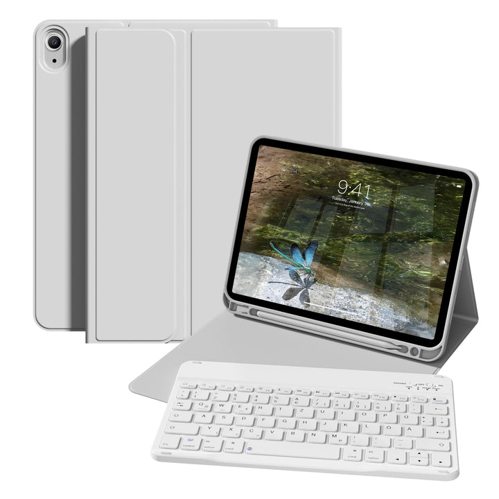 ZOPSGYU Hülle mit Tastatur für iPad (A16) 11/10 Generation (2025/2022, 11/10.9 Zoll), Schutzhülle mi