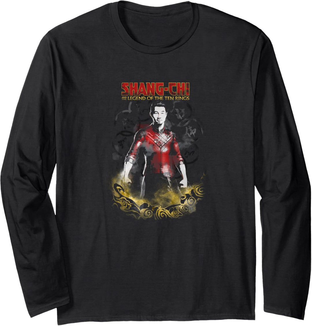 Marvel Shang-Chi Fadded Poster Langarmshirt