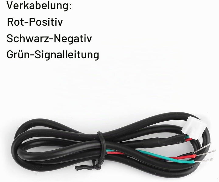 2in Wassertemperaturanzeige Wassertemperaturanzeige 12V Universalwassertemperaturmesser Temperaturme
