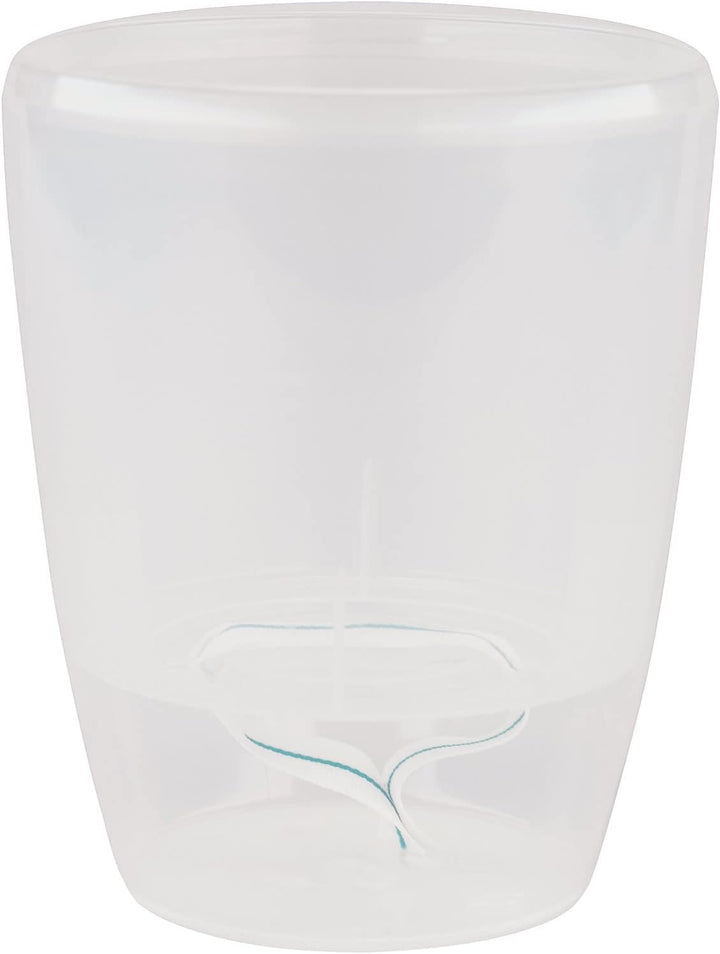 Santino 4er-Set Orchideentopf D 12cm Selbstbewässernder Topf mit Dochtsystem und Wasserstandsanzeige