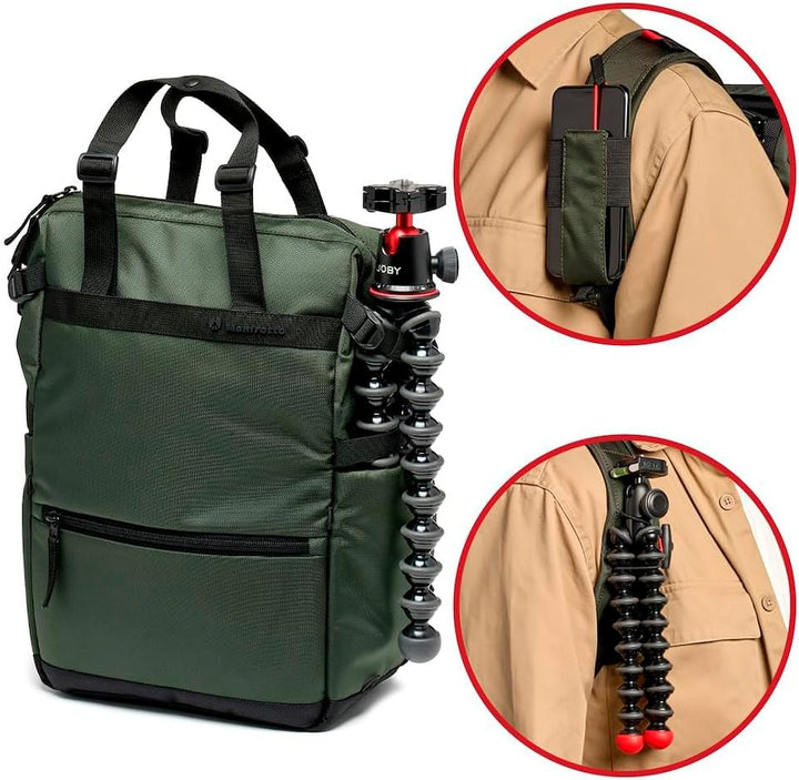 Manfrotto Street Slim Photography Backpack Pour Appareil Reflex et Hybride, Ouverture Avant et Arriè