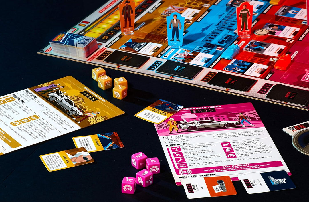Ravensburger - Back to The Future Italienische Version - Strategisches Brettspiel, 2-4 Spieler, 10+