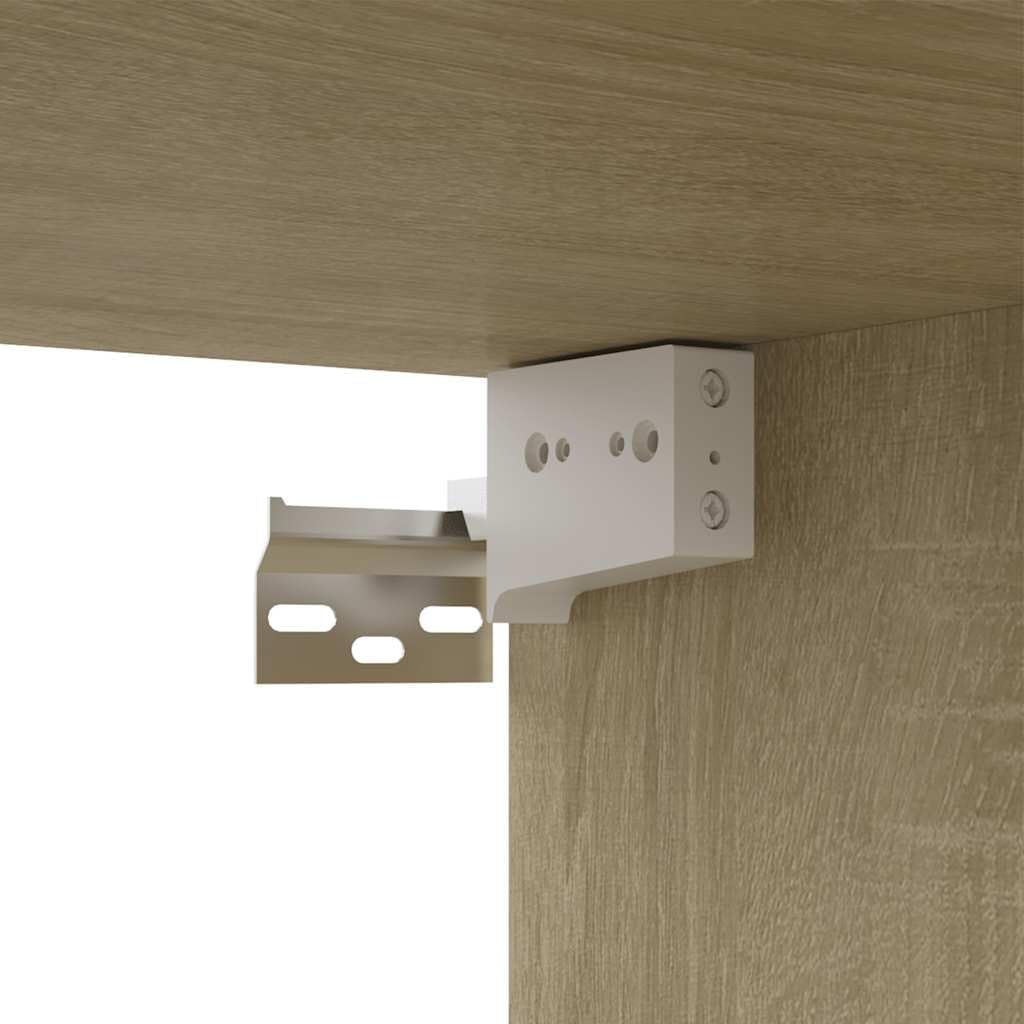 vidaXL TV Schrank mit 2 Klapptüren TV Möbel Hängeboard Lowboard Fernsehschrank Fernsehtisch Sideboar