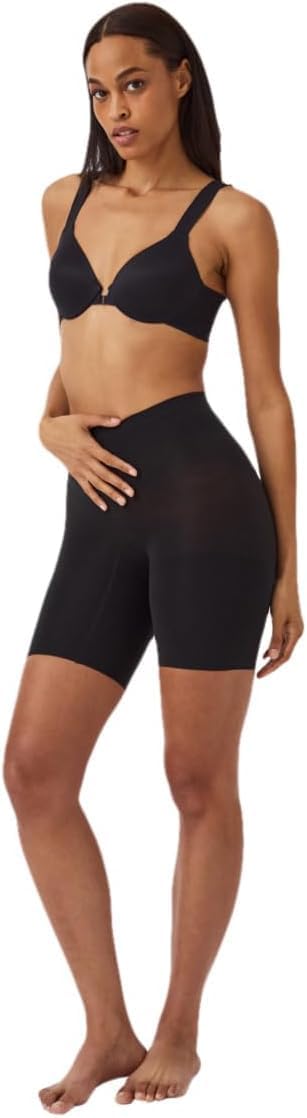 Spanx Damen Power Short Waist Shapewear S Double-Pack: Waist Shapewear Very Black/Soft Nude, S Doubl