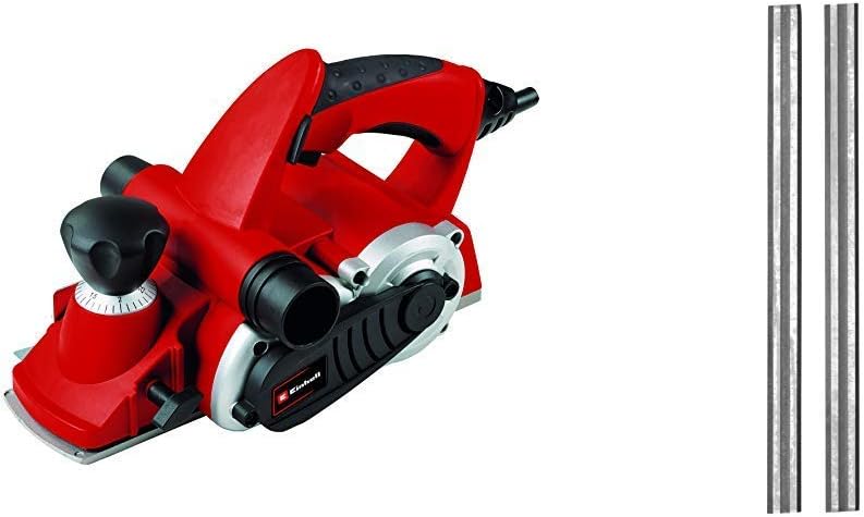 Einhell Elektrohobel TE-PL 900 (900 W, bis 3 mm Spantiefe, grosse Messerwelle, Fussplatte mit 3 V-Nu