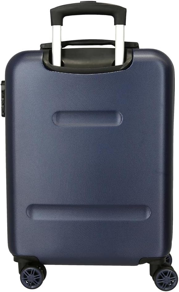 Roll Road Be Yourself Kabinenkoffer Blau 38x55x20 cms Hartschalen ABS Kombinationsschloss 34L 2,6Kgs