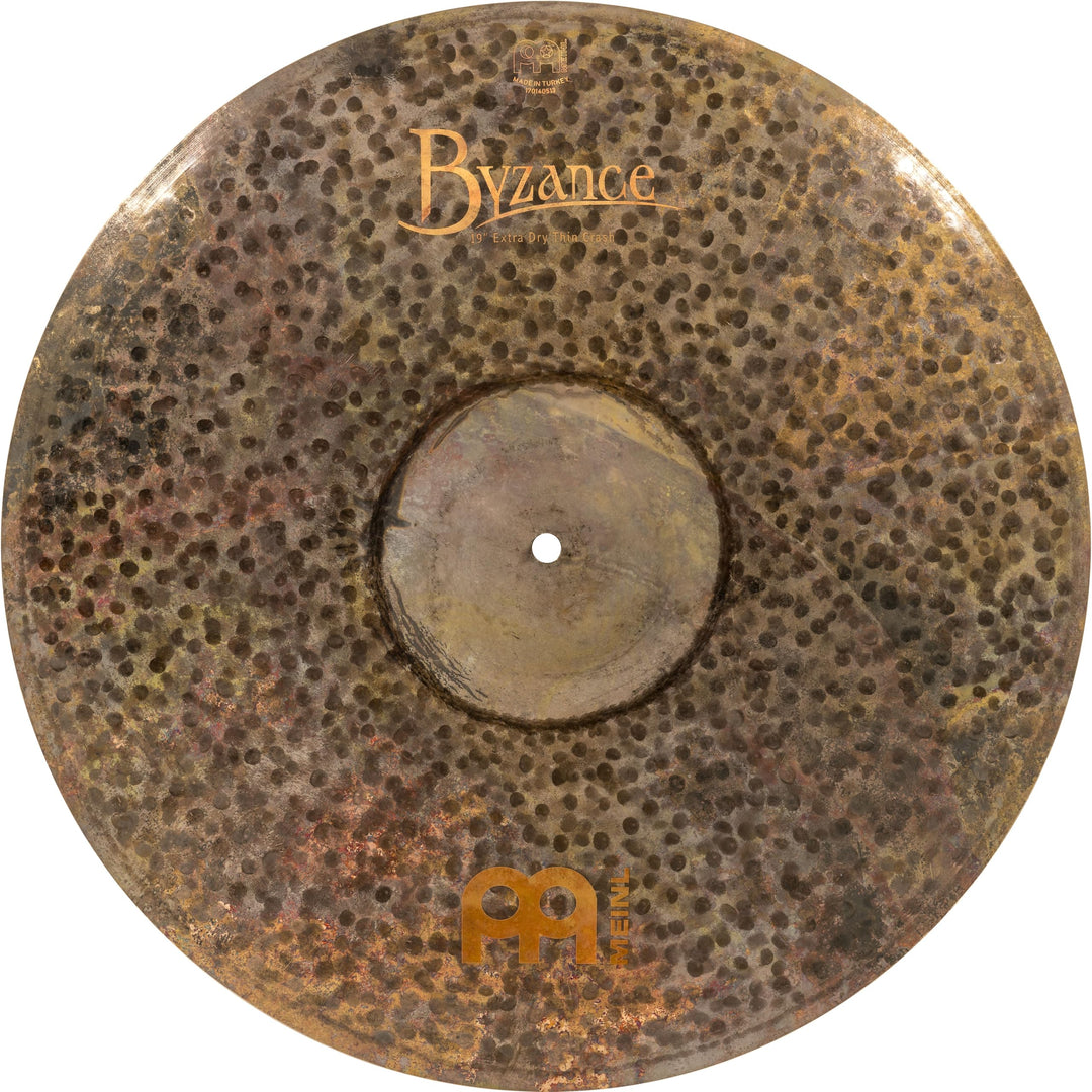Meinl Cymbals Byzance Extra Dry Crash Thin 19 Zoll (Video) Schlagzeug Becken (48,26cm) B20 Bronze, N