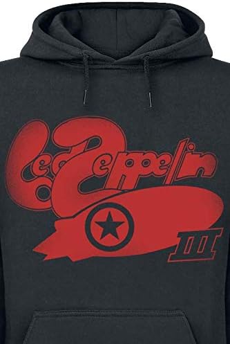 Unbekannt Led Zeppelin LZ III Bubble Logo Kapuzenpullover schwarz XXL