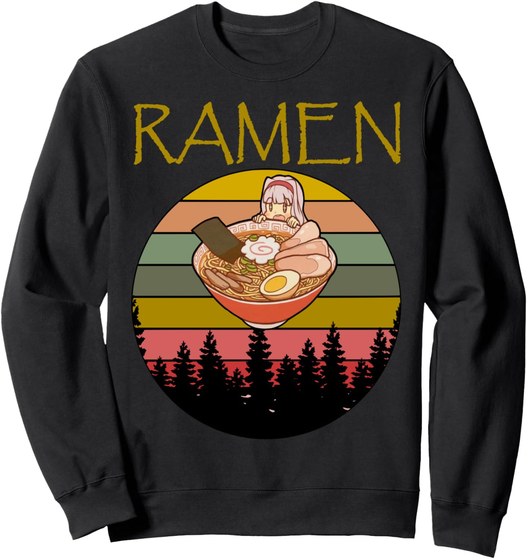 Vintage Japan Ramen Anime Nudeln Retro Ramen Sweatshirt