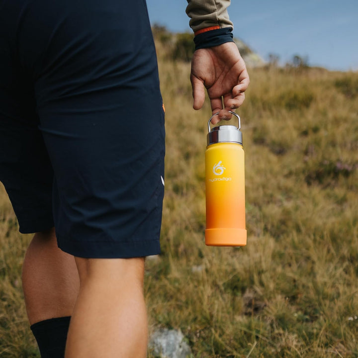 hydro2go Edelstahl Trinkflasche – BPA-freie Isolierflasche für Kinder, Schule, Sport & Outdoor – Häl