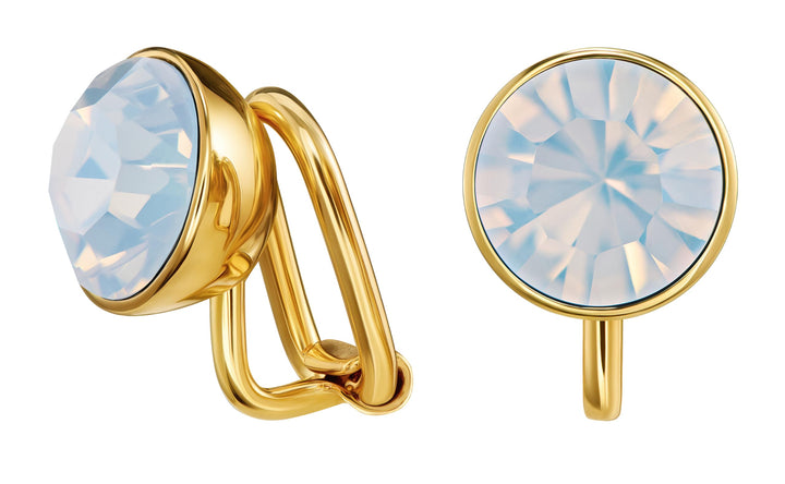 Traveller Ohrclip - Damen - Kristall Opal Weiss, Opal Weiss