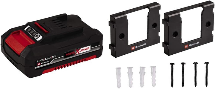 Original Einhell System Akku Power X-Change (Lithium Ionen Akku, 18 V, 2,0 Ah, proaktives Batteriema