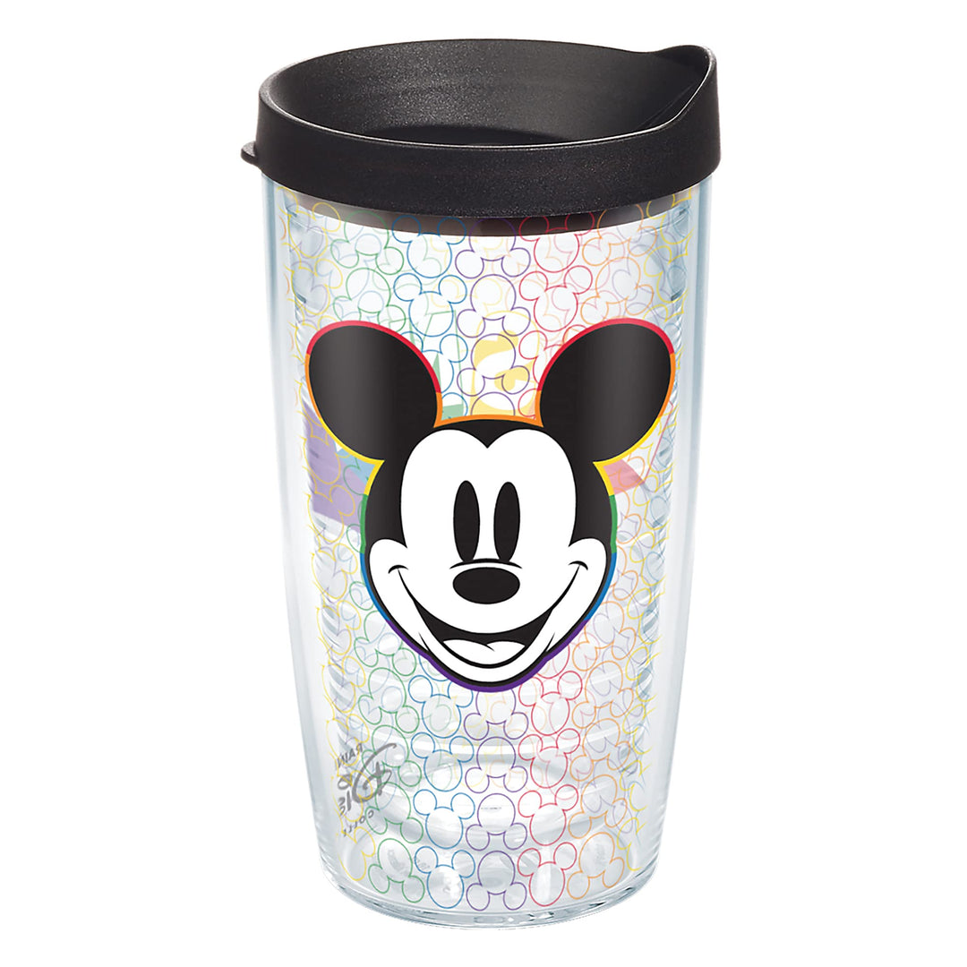 Tervis Disney - Mickey Rainbow Isolierter Becher, Kunststoff, Klar-Tritan