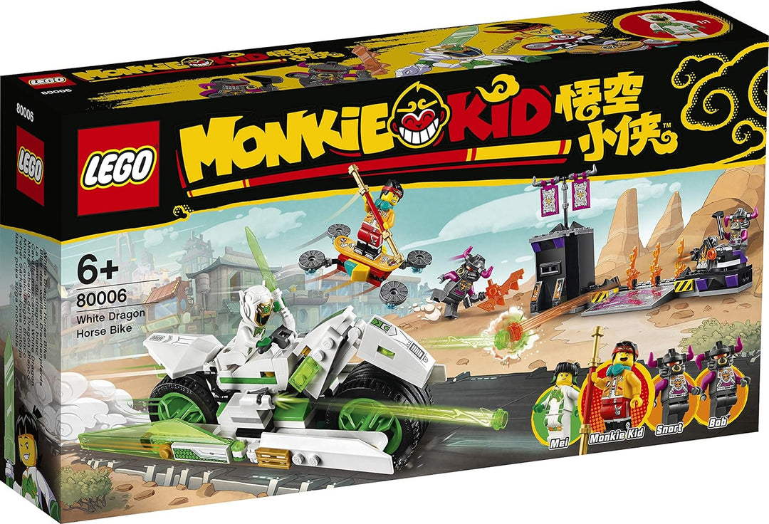 LEGO 80006 Monkie Kid Bike des weissen Drachenpferds