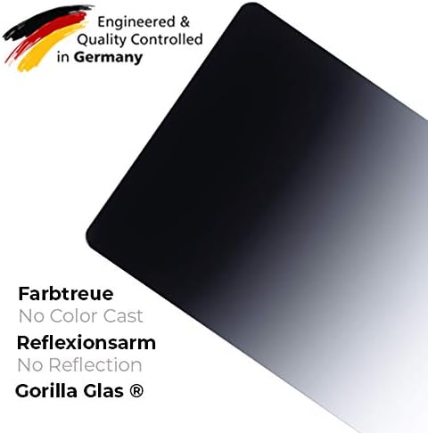 Rollei F:X Pro Verlaufsfilter Soft GND 16 100mm Rechteckfilter aus Gorilla-Glas mit Luminance Coatin